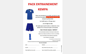 Pack entraînement Kempa