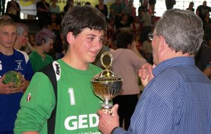 Remise de la Coupe pour les Vainqueurs