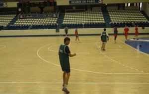 Ben en stage à Paris handball le 09 05 2012