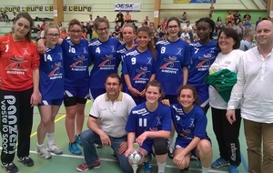- 18 filles finaliste coupe de l'Eure 2014 -2015 