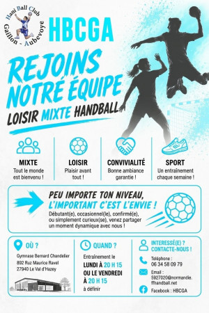 SECTION HAND LOISIR